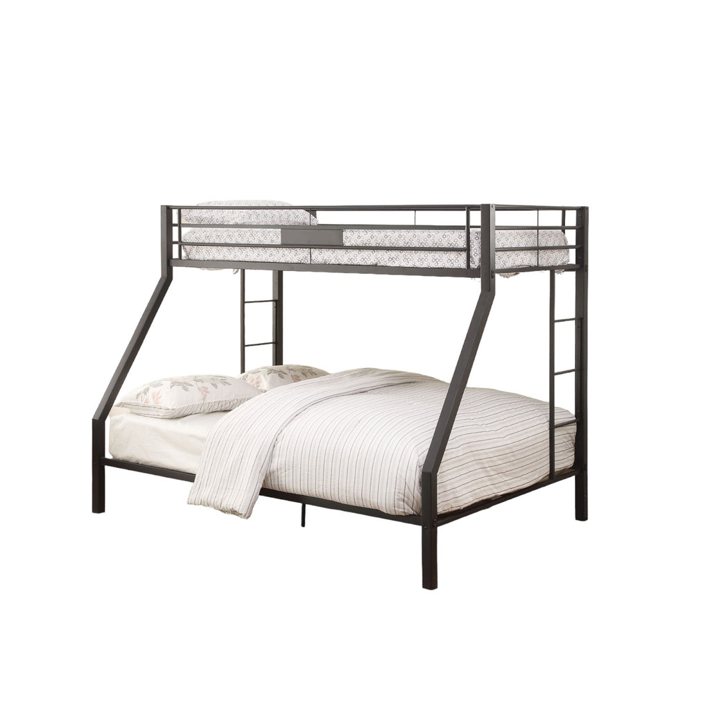 Twin Over Queen Bunk Bed-1